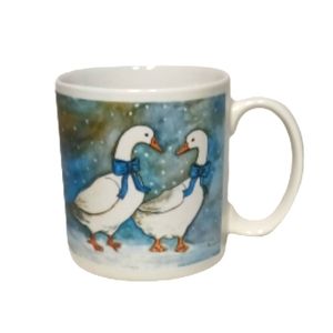 JSNY Winter Geese Coffee Tea 10oz Mug Cup